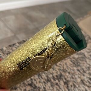 Gold Tumbler with Keychain 16 oz